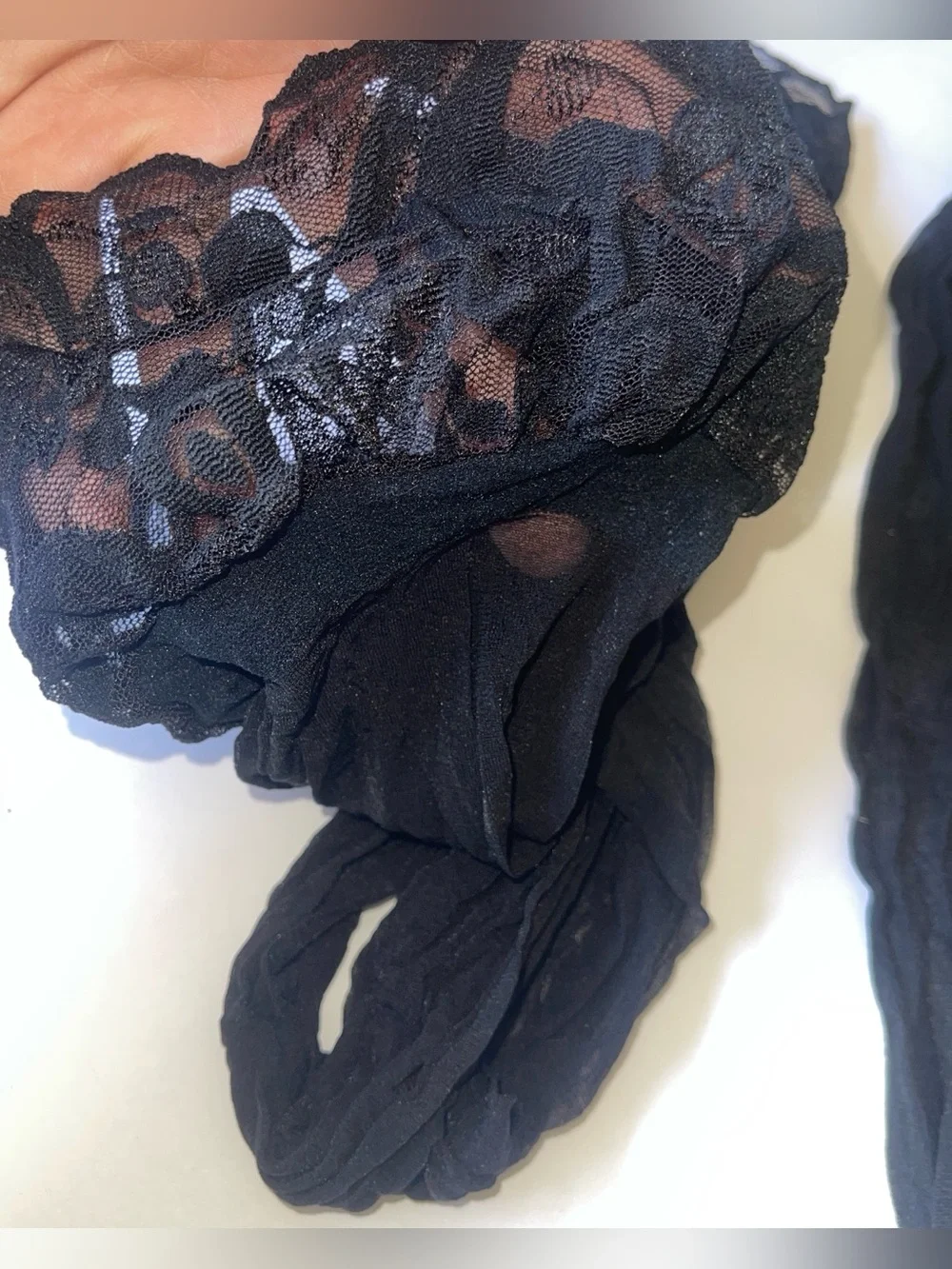 Black Hosiery/Tights Bulk Lot - 5 Pieces  NWOT Large Intimate Tights